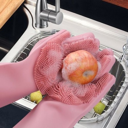 Silicone Kitchen Washing Hand Glove (Buy2 Get1)
