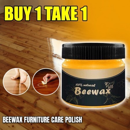 Car & Leather & Furniture Wax Crystal Care Cleaning Polishing Beewax (Buy 1 Get 1 Free)